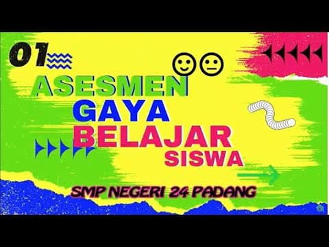 Video Pembelajaran | Asesmen Gaya Belajar Siswa Bersama Guru BK SMPN 24 Padang